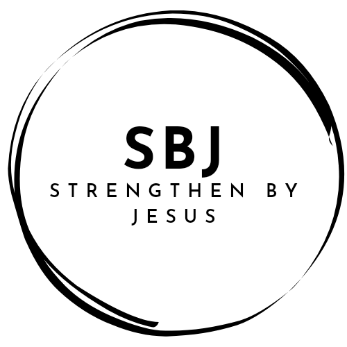 Strengthened by Jesus Logo